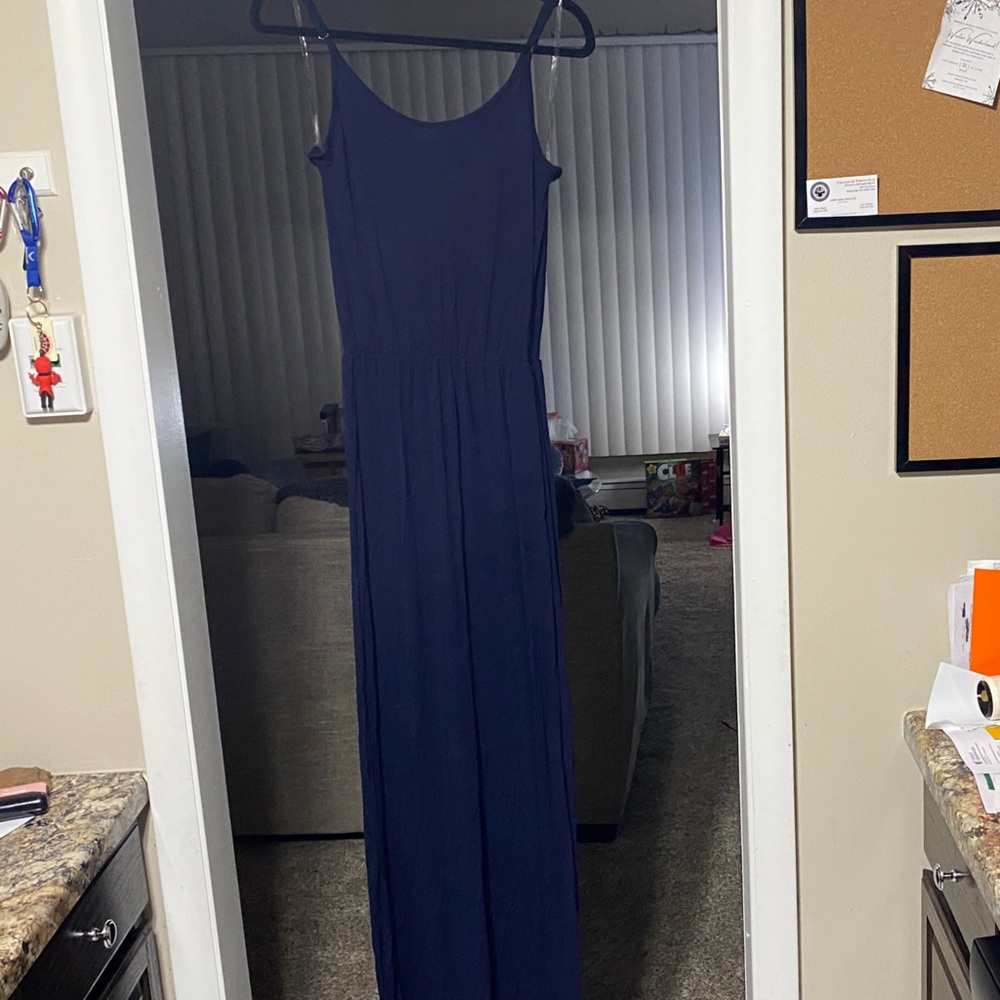 Exist Deep Blue Sleeveless Maxi Dress